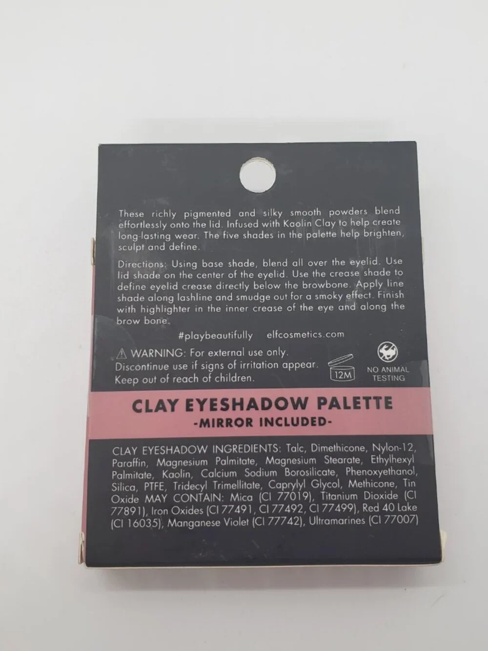 ELF clay eyeshadow